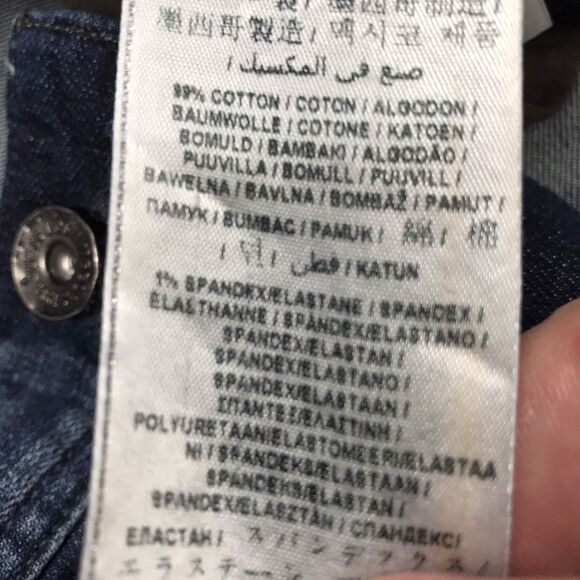 GUESS Jean Men 36x32 (34/32 tag) Regular Straight Whisker Faded - Picture 15 of 16